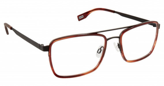 Evatik EVATIK 9190 Eyeglasses, (M212) BLACK COGNAC