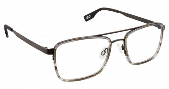 Evatik EVATIK 9190 Eyeglasses, (M203) BLACK GREY