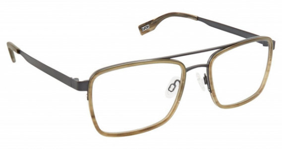 Evatik EVATIK 9190 Eyeglasses, (M216) GREY HORN