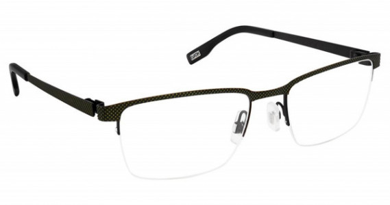 Evatik EVATIK 9184 Eyeglasses, (M216) OLIVE BLACK