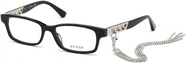 Guess GU2785 Eyeglasses, 001 - Shiny Black