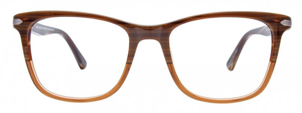 Takumi TK1133 Eyeglasses, 010 - Brown Marbled & Crystal Brown