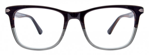 Takumi TK1133 Eyeglasses, 020 - Dark Grey & Brown Marbled & Crystal Grey