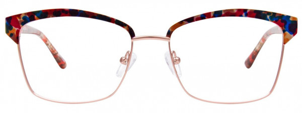 Paradox P5073 Eyeglasses, 030 - Multicolor Tortoise & Matt Light Pink