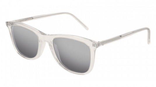 Saint Laurent SL 304 Sunglasses, 010 - BEIGE with SILVER lenses