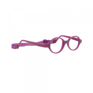 Miraflex Maxi Baby Lux with Built Up Bridge Eyeglasses, BS Magenta