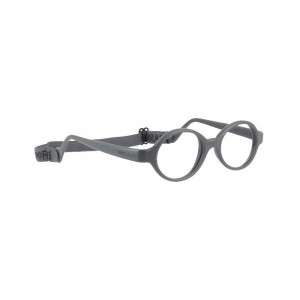 Miraflex Maxi Baby Lux with Built Up Bridge Eyeglasses, J Dark Gray