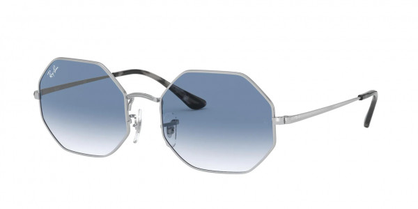 Ray-Ban RB1972 OCTAGON Sunglasses, 91493F OCTAGON SILVER CLEAR GRADIENT (SILVER)