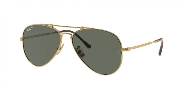 Ray-Ban RB8125M TITANIUM Sunglasses, 9143 TITANIUM GOLD G-15 GREEN (GOLD)