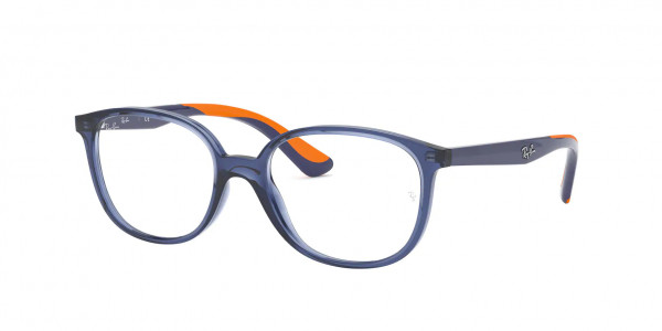 Ray-Ban Junior RY1598 Eyeglasses, 3775 TRANSPARENT BLUE (BLUE)