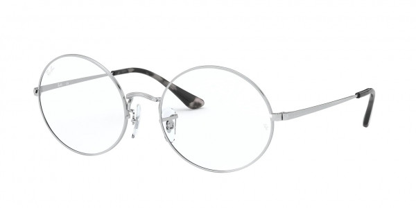 Ray-Ban Optical RX1970V OVAL Eyeglasses, 2501 OVAL SILVER (SILVER)