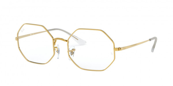 Ray-Ban Optical RX1972V OCTAGON Eyeglasses, 3086 OCTAGON LEGEND GOLD (GOLD)