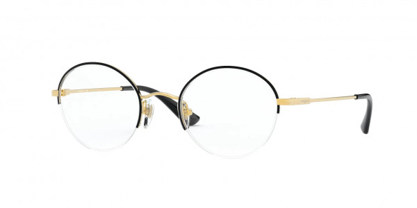 Vogue VO4162 Eyeglasses, 280 TOP BLACK/GOLD (BLACK)