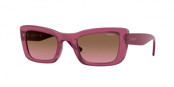 Vogue VO5311S Sunglasses, 279814 TRANSPARENT CHERRY (PINK)