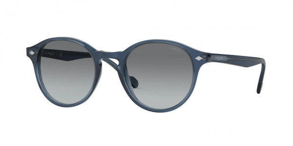 Vogue VO5327S Sunglasses, 276011 TRANSPARENT BLUE GREY GRADIENT (BLUE)