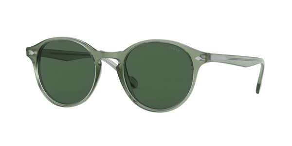 Vogue VO5327S Sunglasses, 282071 TRANSPARENT GREEN TRANSPARENT (GREEN)