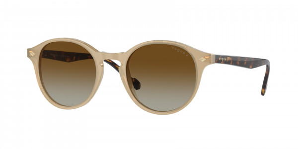 Vogue VO5327S Sunglasses, W900T5 OPAL BEIGE POLAR BROWN GRADIEN (BROWN)