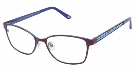 Jimmy Crystal OIA Eyeglasses, CURRANT