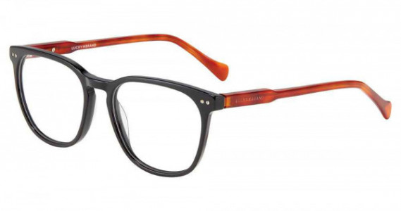 Lucky Brand D417 Eyeglasses, BLACK/LT BROWN (0BLL)