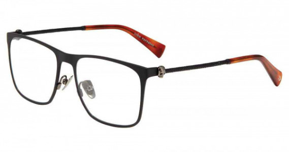 John Varvatos V182 Eyeglasses, MATTE BLACK (0MBL)