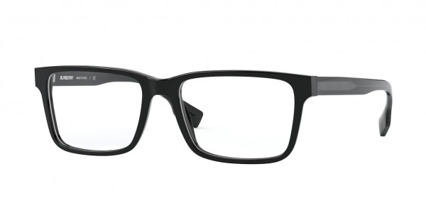 Burberry BE2320F HEATH Eyeglasses, 3862 BLACK (BLACK)