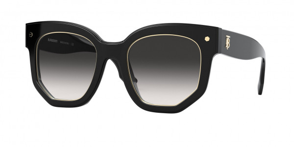 Burberry BE4307 PRIMROSE Sunglasses, 30018G PRIMROSE BLACK GREY GRADIENT