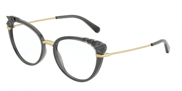 Dolce & Gabbana DG5051 Eyeglasses, 3160 TRANSPARENT GREY (GREY)