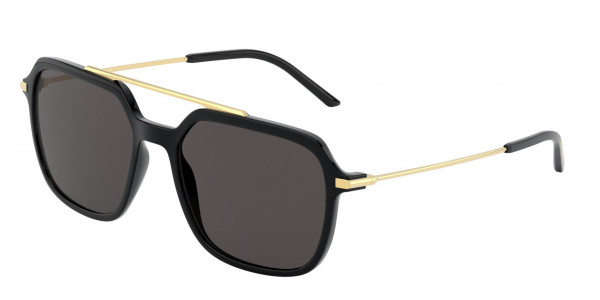 Dolce & Gabbana DG6129 Sunglasses, 501/87 BLACK (BLACK)