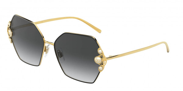 Dolce & Gabbana DG2253H Sunglasses, 13348G BLACK (BLACK)