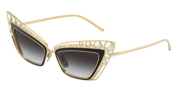 Dolce & Gabbana DG2254H Sunglasses, 13348G BLACK (BLACK)