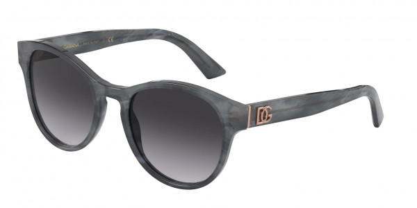 Dolce & Gabbana DG4376 Sunglasses, 32518G GREY MARBLE (GREY)