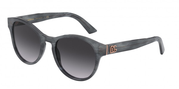 Dolce & Gabbana DG4376F Sunglasses, 32518G GREY MARBLE (GREY)
