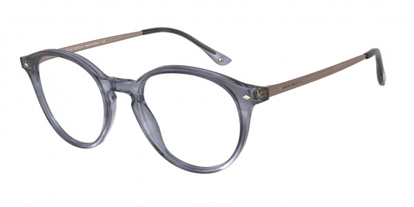 Giorgio Armani AR7182 Eyeglasses, 5567 STRIPED BLUE (BLUE)