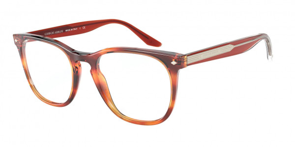 Giorgio Armani AR7185 Eyeglasses, 5809 RED HAVANA (HAVANA)