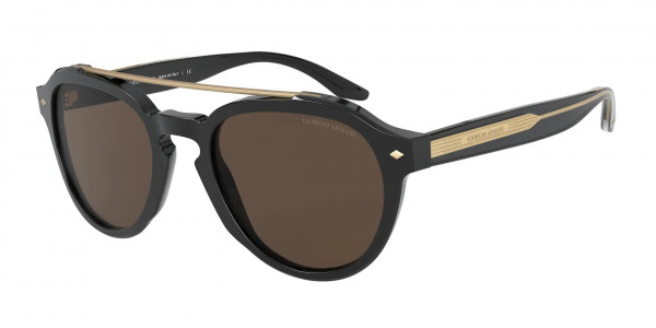 Giorgio Armani AR8129 Sunglasses, 500173 NERO BROWN (BLACK)