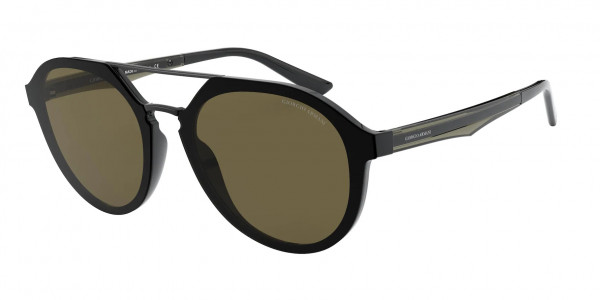 Giorgio Armani AR8131 Sunglasses, 500173 BLACK (BLACK)