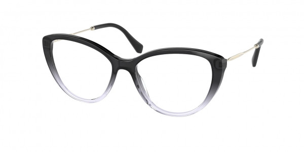 Miu Miu MU 02SV CORE COLLECTION Eyeglasses, 05T1O1 CORE COLLECTION BLACK GRADIENT (BLACK)