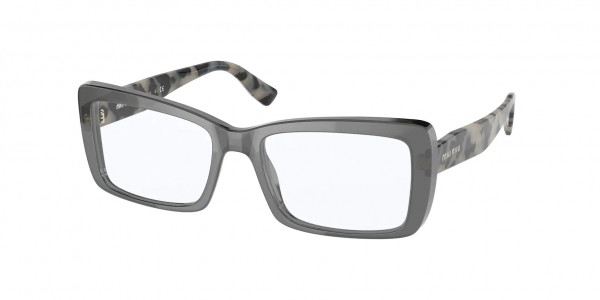 Miu Miu MU 03SV CORE COLLECTION Eyeglasses, 09T1O1 CORE COLLECTION BLACK TRASPARE (BLACK)