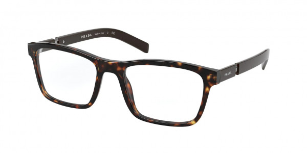Prada PR 16XV Eyeglasses, 2AU1O1 HAVANA (TORTOISE)