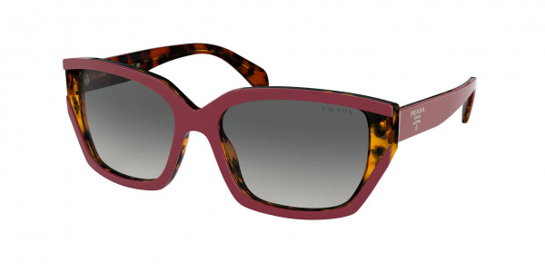 Prada PR 15XSF Sunglasses, 07C3M1 RED (RED)