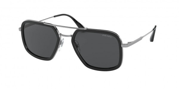 Prada PR 57XS Sunglasses, M4Y5S0 BLACK GREY (BLACK)