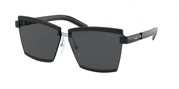 Prada PR 61XS Sunglasses, 1AB5S0 BLACK GREY (BLACK)