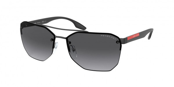Prada Linea Rossa PS 54VS Sunglasses, 1BO5W1 MATTE BLACK POLAR GREY GRADIEN (BLACK)