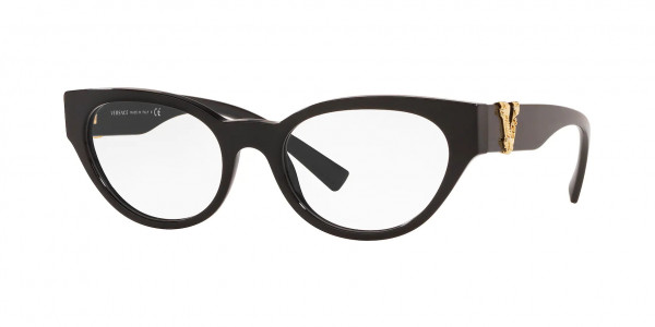Versace VE3282 Eyeglasses, GB1 BLACK