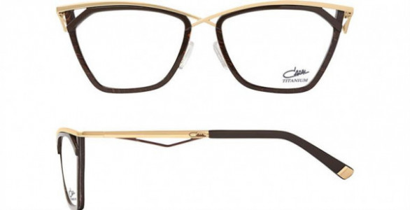 Cazal CAZAL 2507 Eyeglasses, 003 BROWN-GOLD