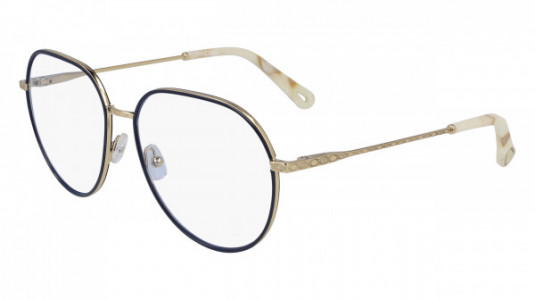 Chloé CE2163 Eyeglasses, (885) YELLOW GOLD/BLUE