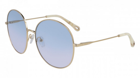 Chloé CE171S Sunglasses, (893) GOLD/GRADIENT AZURE LILAC