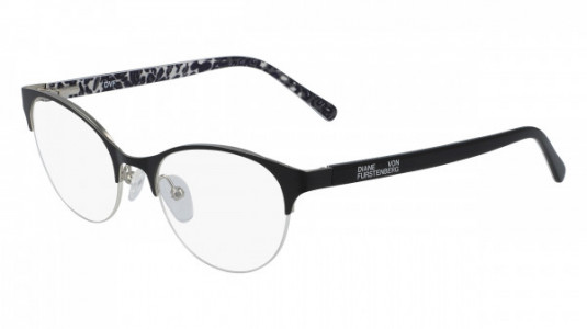 Diane Von Furstenberg DVF8076 Eyeglasses, (001) BLACK
