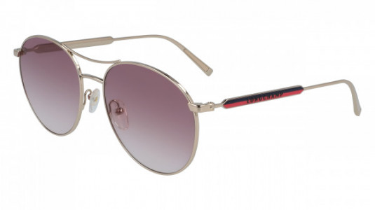 Longchamp LO133S Sunglasses, (722) GOLD/SMOKE