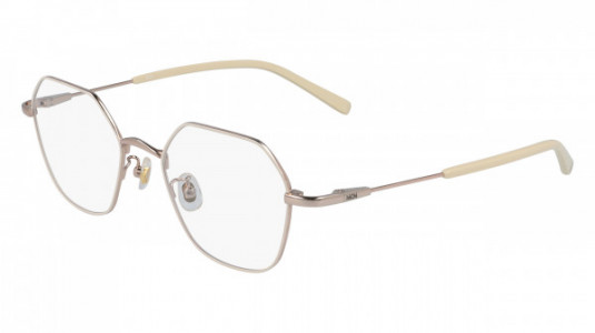 MCM MCM2141A Eyeglasses, (787) SHINY ROSE GOLD/BEIGE